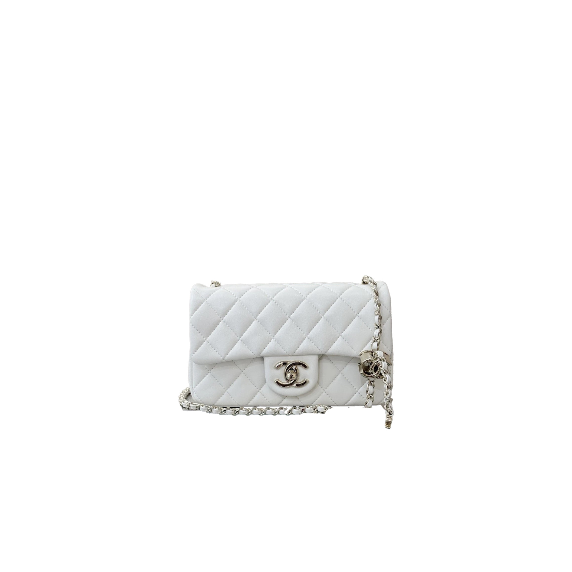 CHANEL MINI Lambskin Flap Bag